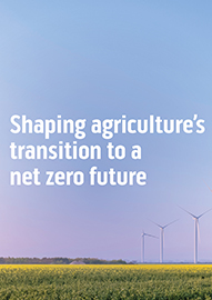 Shaping agriculture’s transition to a net zero future