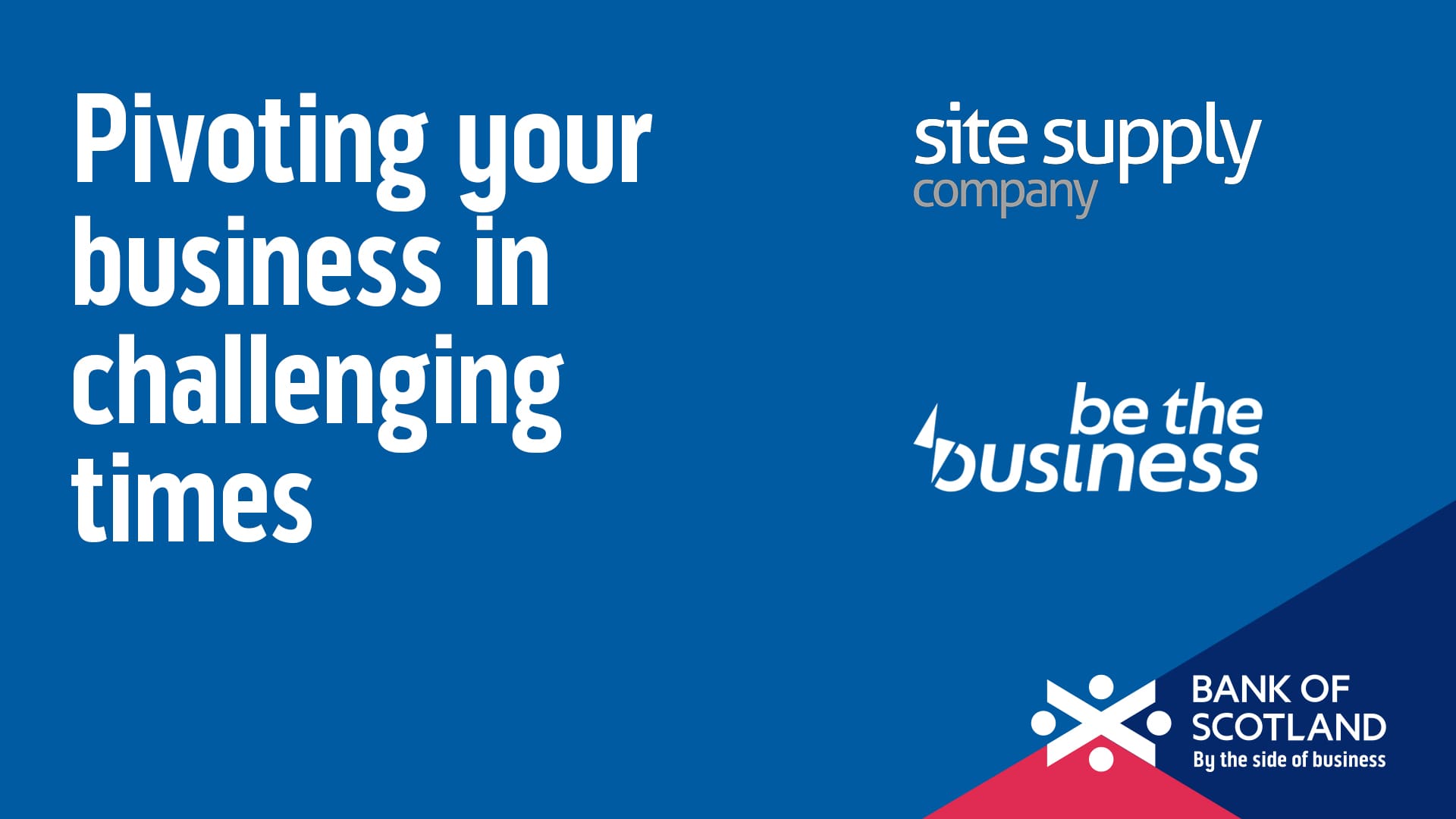 Pivoting your business in challenging times