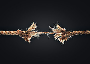image of rope breaking