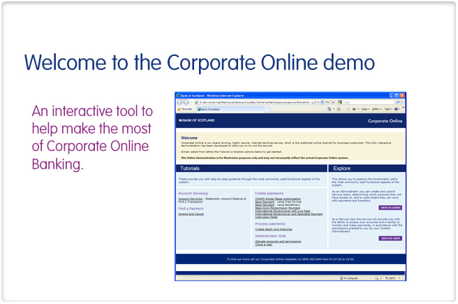 Online Banking Support Small Business Banking Bank Of Scotland