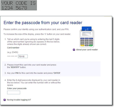 Cardreader Commercial Banking Bank Of Scotland